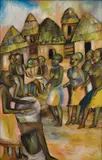 Jak Katarikawe, Untitled, undated, Oil on board