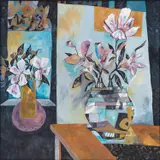 Hussein Halfawi, Untitled, 2018, Acrylic on canvas