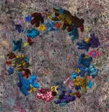 Michael Musyoka, Offerings of the Same Things lV, 2018, Acrylic on canvas