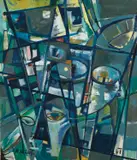 Romano Lutwama, Untitled, undated (circa 1999), Oil on canvas