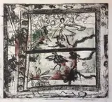 Sane Wadu, The Angel, circa 1990, Copper etching on Reeves archival paper