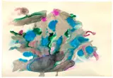 Gor Soudan, Untitled VI (from Join the Dots series), 2015, Ink on watercolour paper