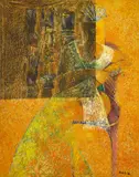 Enthronement of the Matriarch by Mazola Wa Mwashighadi, 2010, Oil on canvas, offered Nov 2021