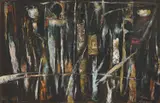 Raza Mohammed, African Motif, 2001, Mixed media on paper