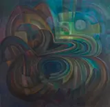 Banadda Godfrey, Musisi (The Fly Whisk), 1995, Oil on canvas