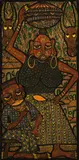 Twins Seven-Seven, Fura Seller, 1980s, Mixed media on wood panel