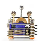Cyrus Kabiru, Mapacha (African Twins), 2020, Mixed media sculpture