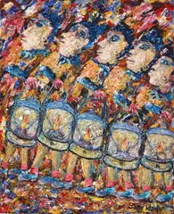 Sane Wadu, Light the Way, 2017, Oil on canvas