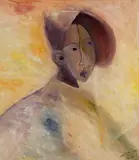 Tabitha Wa Thuku, Cowboy, 1996, Mixed media on paper