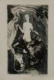 Theresa Musoke, Dancing Figure with Pot, 1963, 2 editions available, Lithograph on paper