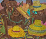 Ancent Soi, Hat Maker, 1999, Oil on canvas