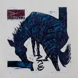 Peterson Kamwathi, Kura, 2004, Woodcut on paper (edition 1 of 2)