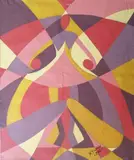 Floride Mukabageni, Reconciliation, 2012, Acrylic on canvas