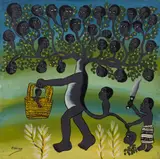 Mohamed Wasia Charinda, Untitled, 2000, Oil on canvas