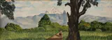 Sukuro Etale, Mount Kenya, circa 1985 – 1986, Watercolour on paper