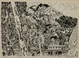 Michael Adams, Silhouette, 1987, edition 273/500, Photolithograph on paper