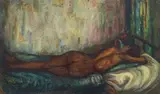 Kiure Francis Msangi, Lusiki, 1961, Oil on canvas