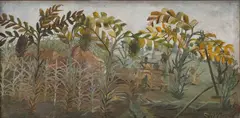 Sam Joseph Ntiro, Tanzanian 1923-1993, Oil on canvas