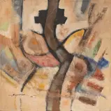 Moses Igan Byesonsa, Achulla (Paying the Damages), 2006, Mixed media with oil on canvas