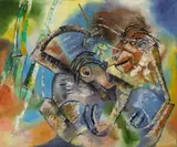 Pilkington Ssengendo, Ugandan 1942 – 2015, Oil on canvas