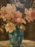 Owen Bowen, Still Life, Oil on card