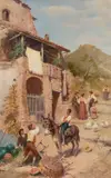 Francesco Bergamini, Sunny Italy, Oil on canvas