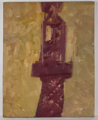 Marc de Meester, Large Abstract Painting, Oil on canvas