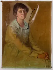 Hugh Cameron Wilson, Portrait Of A Lady, 1918, Oil on canvas (AF) Unframed