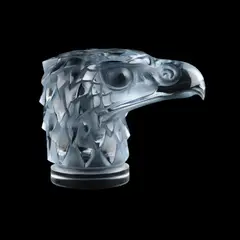 René Lalique, René Lalique (French, 1860-1945), A 'Tête D'Aigle' Car Mascot Designed 1928, glass, moulded R
