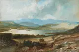 Charles Richardson, Loch Lomond, 1861, Watercolour heightened with white