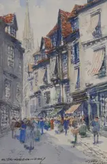 Victor Noble Rainbird, Lisseaux, Normandy, Watercolour