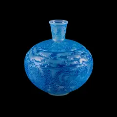 René Lalique, René Lalique (French, 1860-1945), A 'Lievres' Vase Designed 1923, glass, etched R Lalique France and