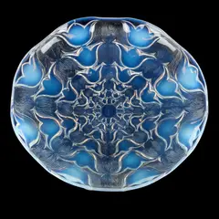 René Lalique, René Lalique (French, 1860-1945), A 'Campanules' Dish Designed 1932, glass, etched R