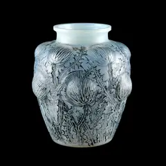 René Lalique, René Lalique (French, 1860-1945), A 'Domremy' Vase Designed 1926, glass, moulded R