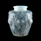René Lalique (French, 1860-1945), A 'Domremy' Vase Designed 1926 by René Lalique, glass, moulded R, sold Aug 2025