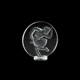 René Lalique (French, 1860-1945), A 'Faune' Cachet Designed 1931 by René Lalique, glass, stencilled R, sold Aug 2025