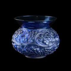 René Lalique, René Lalique (French, 1860-1945), A 'Fontainebleau' Vase Designed 1930, glass, stencilled R