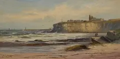 John Davison Liddell, Tynemouth Priory, Oil on canvas