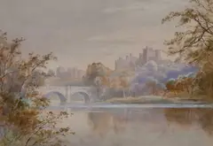 Edward Arden, Alnwick Castle, Watercolour