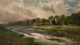 John Falconer Slater, The Upper Tyne, Oil on canvas