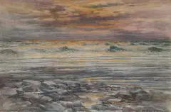 Victor Noble Rainbird, Lonely Shore, 1933, Watercolour