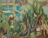 Ragnar Kraugerud, Kystlandskap med figurer