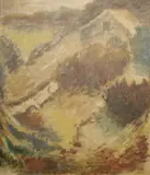 Johannes Rian, Landskap med hus