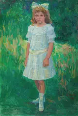 Harald Brun, Pikeportrett 1920 (10), Olje på lerret