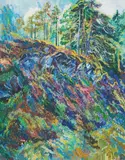Reidar Fritzvold, Landskap, Olje på lerret