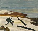 Reidar Aulie, Sne ved sjøen, Litografi, lysmål