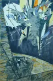 Sigurd Winge, Ikaros, 1963, Litografi, lysmål