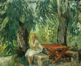 Astri Welhaven Heiberg, Fra Brønnøya, 1957, Olje på plate