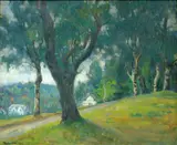 Thorolf Holmboe, Parklandskap med hus
