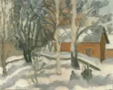 Rudolph Thygesen, Vinterlandskap med hus